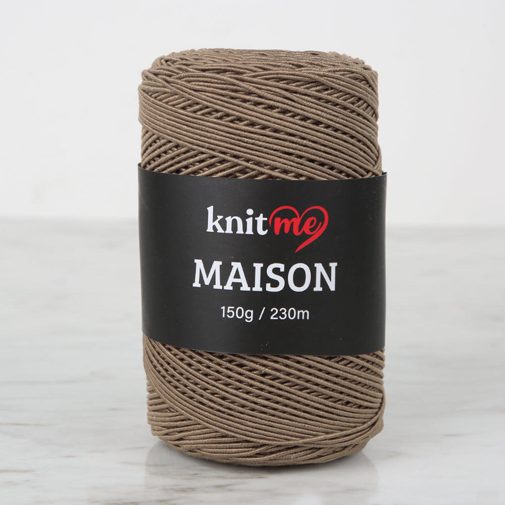 Knitme MAISON Kahverengi Örgü İpi - KNM21